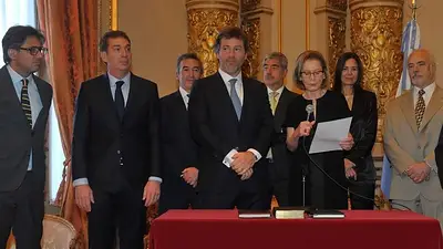 Juan Bautista Mahiques y Diego Santilli. Juan Bautista Mahiques y Diego Santilli.