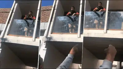 Colgó un bandera británica el 2 de abril y un veterano se enfureció Colgó un bandera británica el 2 de abril y un veterano se enfureció