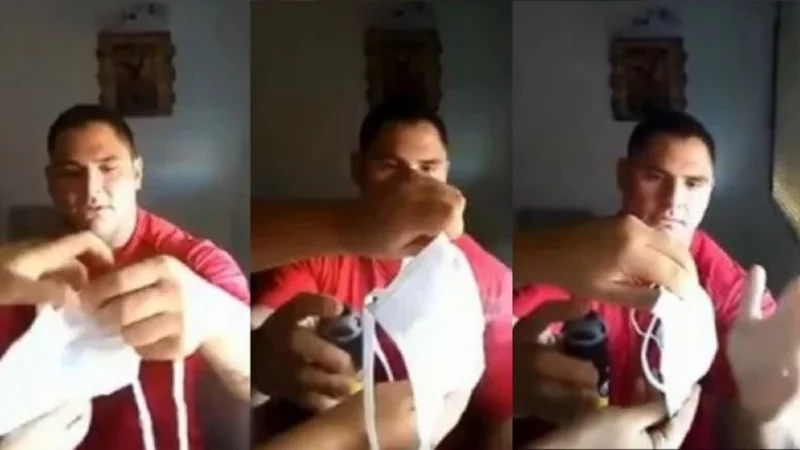 Video viral: las fallas de los barbijos caseros y cómo funciona la más cara N95 