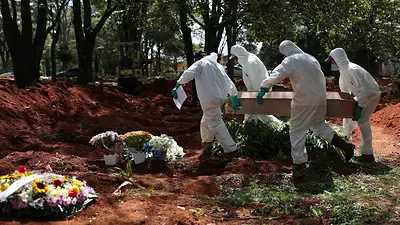 Colapso total en el sistema sanitario y récord de muertes por coronavirus en Brasil Colapso total en el sistema sanitario y récord de muertes por coronavirus en Brasil