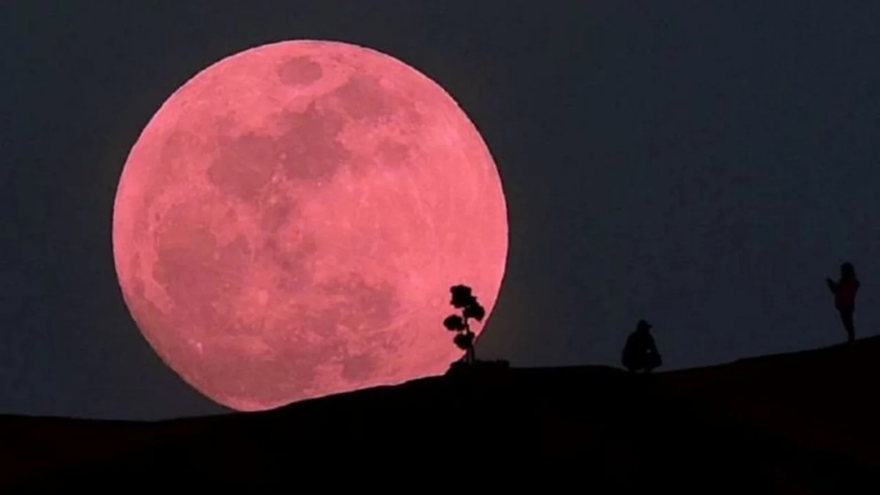 Cómo será y cómo ver el fenómeno de la súper luna llena rosa de abril 2020
