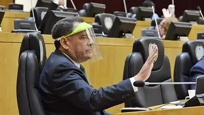 Legisladores de Tucumán usaron mascarillas que eran para el personal sanitario Legisladores de Tucumán usaron mascarillas que eran para el personal sanitario