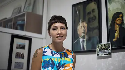 Mayra Mendoza repudió la represión a trabajadores en un frigorífico de Quilmes Mayra Mendoza repudió la represión a trabajadores en un frigorífico de Quilmes