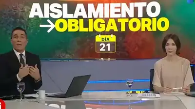 La furia de Rodolfo Barili con un mujer que violó la cuarentena La furia de Rodolfo Barili con un mujer que violó la cuarentena