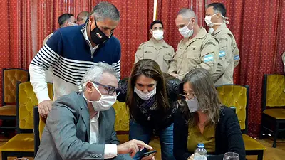 Frederic y Zamora supervisaron en Tigre controles por coronavirus Frederic y Zamora supervisaron en Tigre controles por coronavirus