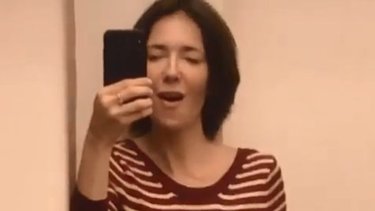 El video viral de Cristina Pérez bailando como Lali Espósito