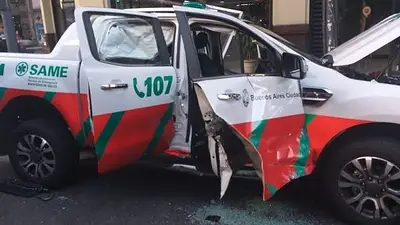 Alberto Crescenti sufrió un accidente automovilístico Alberto Crescenti sufrió un accidente automovilístico