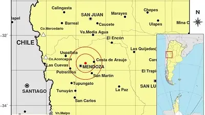 Fuertes sismos en Mendoza y San Juan en medio de la cuarentena por el coronavirus Fuertes sismos en Mendoza y San Juan en medio de la cuarentena por el coronavirus