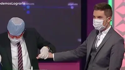 Santiago del Moro se hizo un test de coronavirus en su programa y fue repudiado Santiago del Moro se hizo un test de coronavirus en su programa y fue repudiado