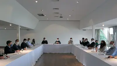 Coronavirus: Provincia y Nación se reunieron con intendentes bonaerenses Coronavirus: Provincia y Nación se reunieron con intendentes bonaerenses