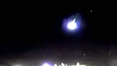 Imágenes impactantes: el impresionante video del meteorito que cayó en Brasil Imágenes impactantes: el impresionante video del meteorito que cayó en Brasil