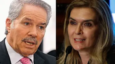Felipe Solá se cruzó con la senadora Silvia Elías de Pérez y luego le pidió disculpas Felipe Solá se cruzó con la senadora Silvia Elías de Pérez y luego le pidió disculpas
