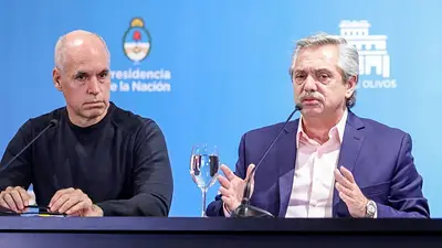 Alberto Fernández cruzó a Larreta y descartó una reforma laboral Alberto Fernández cruzó a Larreta y descartó una reforma laboral