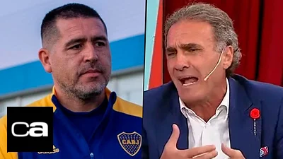 Oscar Ruggeri Juan Román Riquelme Oscar Ruggeri Juan Román Riquelme