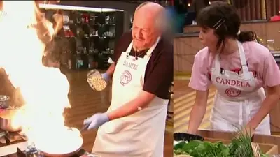 Daniel Araoz Cande Vetrano MasterChef Celebrity 2 Daniel Araoz Cande Vetrano MasterChef Celebrity 2