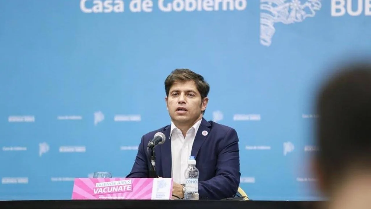 Kicillof anunció una fuerte suba en el apoyo social para los bonaerenses