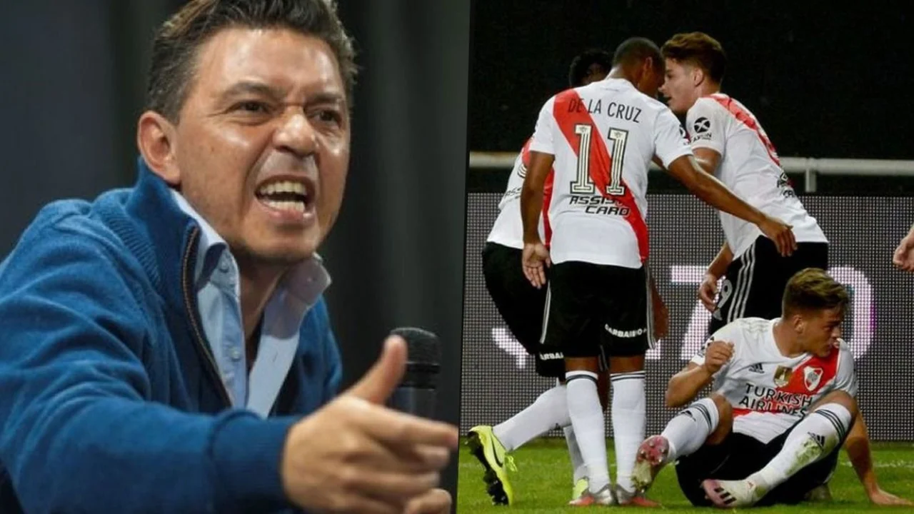 Marcelo Gallardo, enojado con jugador de River