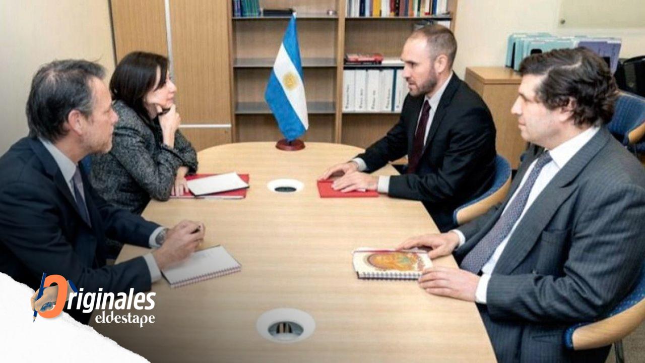 Martín Guzmán con representantes chinos 