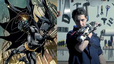 Batman Estudiante de ingeniería fabrica su propio gancho de agarre Batman Estudiante de ingeniería fabrica su propio gancho de agarre