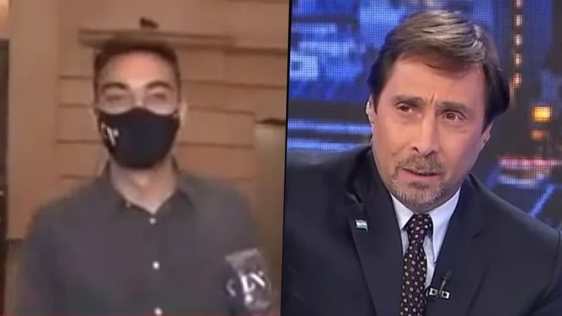 Eduardo Feinmann corta la transmisión de un periodista por posible caso de coronavirus