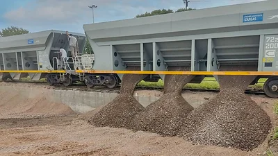Trenes Argentinos Cargas transportó un 50% más de toneladas que en el último año de Macri Trenes Argentinos Cargas transportó un 50% más de toneladas que en el último año de Macri