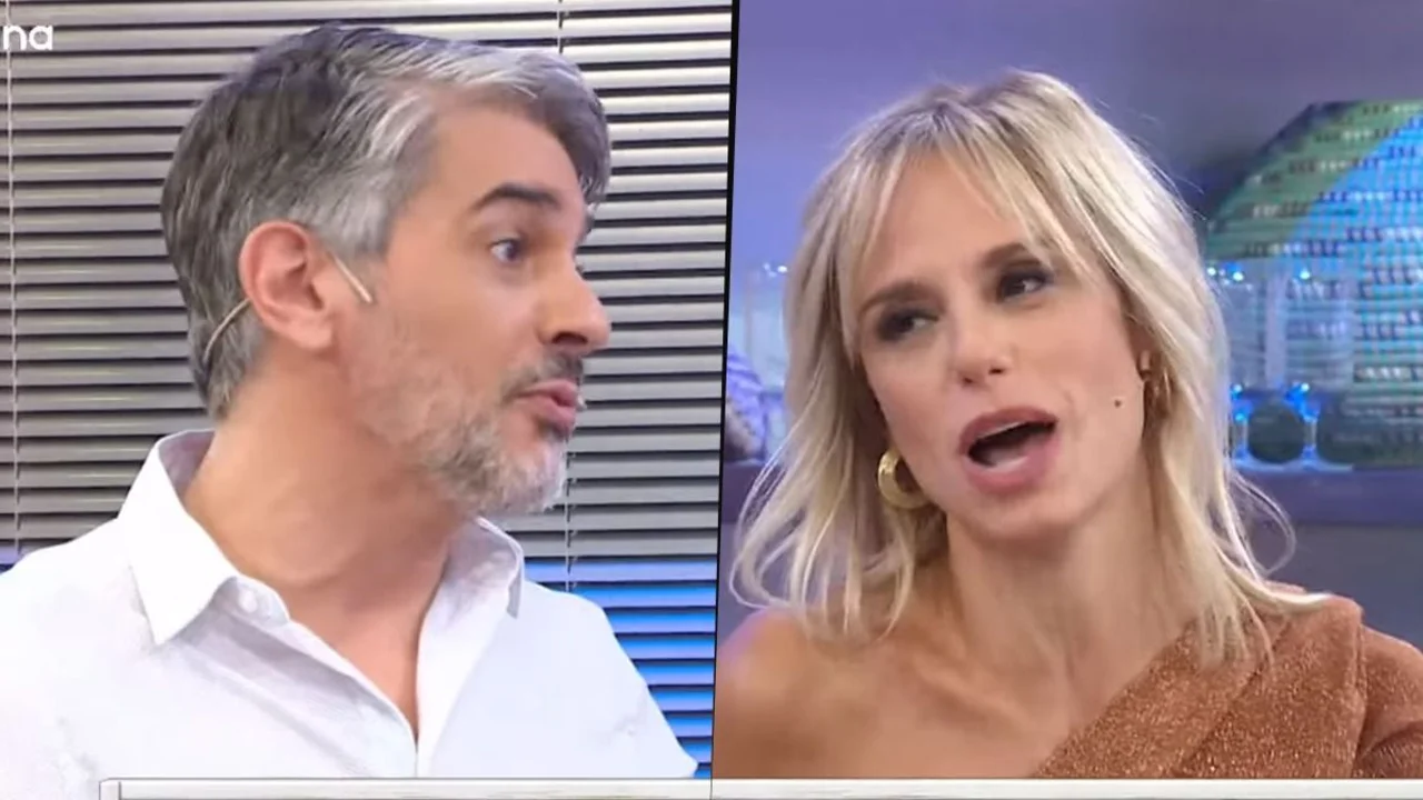 Pablo Echarri y Mariana Fabbiani en el programa Lo de Mariana