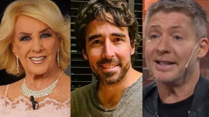 Nacho Viale, Adrián Suar, Mirtha Legrand