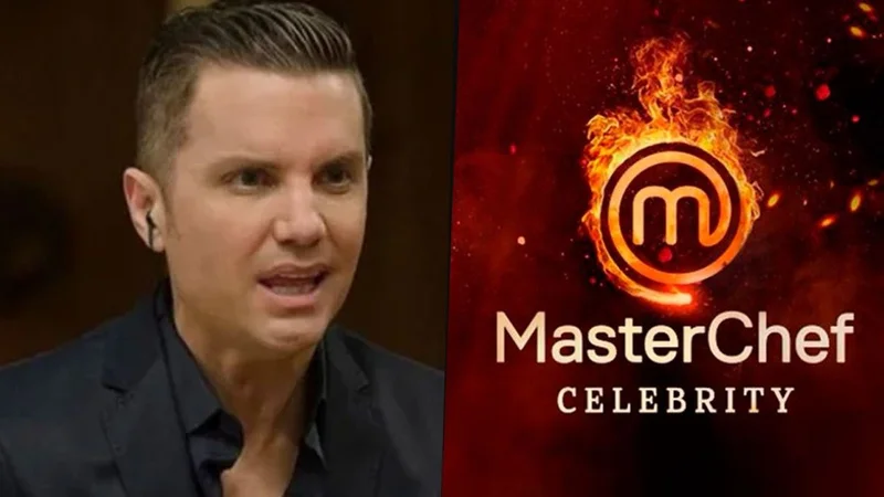 Santiago del Moro y el nuevo eliminado de MasterChef Celebrity 3