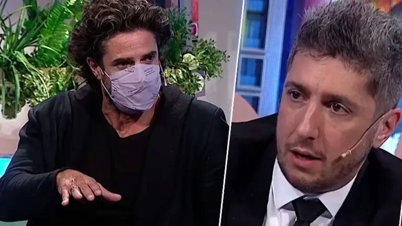 Luciano Castro, incómodo en lo de Jey Mammón