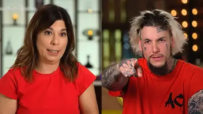 María O'Donnell Alex Caniggia MasterChef Celebrity María O'Donnell Alex Caniggia MasterChef Celebrity