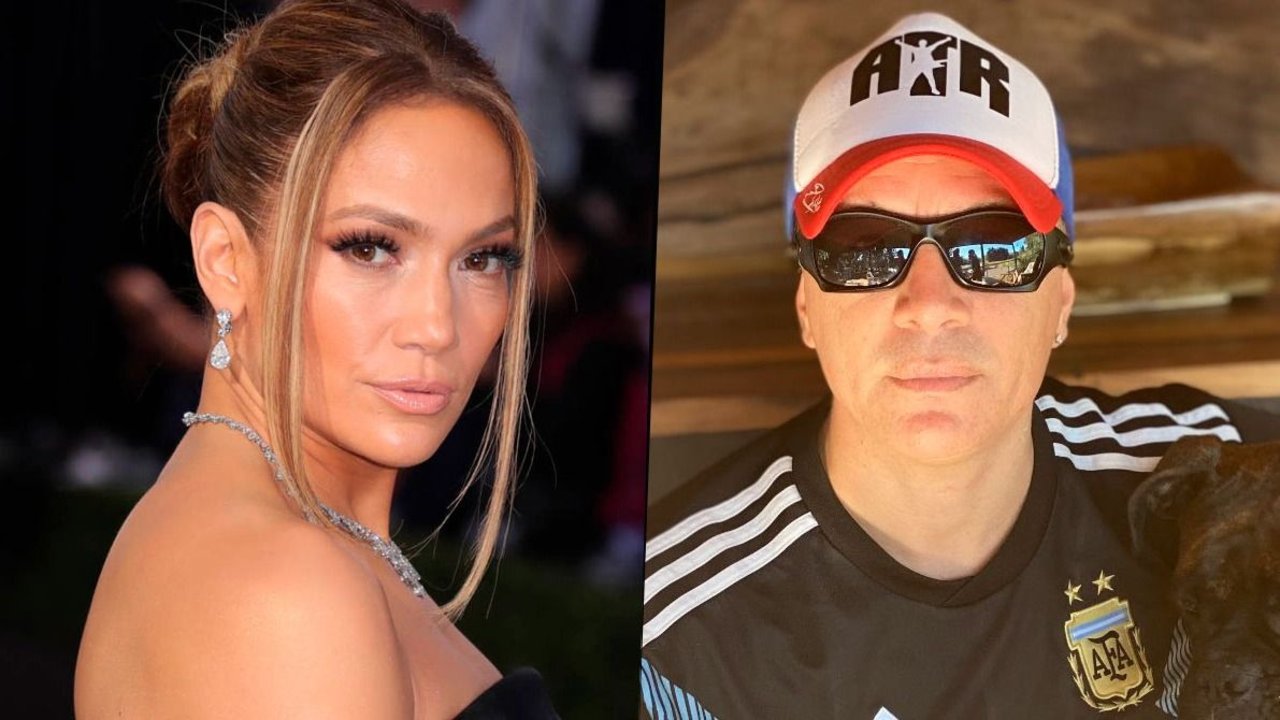 Pablo Lescano y Jennifer Lopez