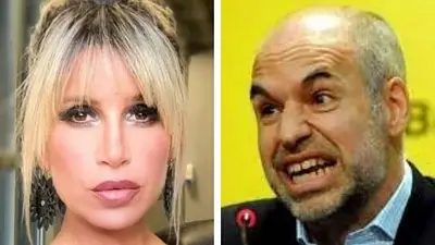 Florencia Peña. Horacio Rodríguez Larreta. Florencia Peña. Horacio Rodríguez Larreta.