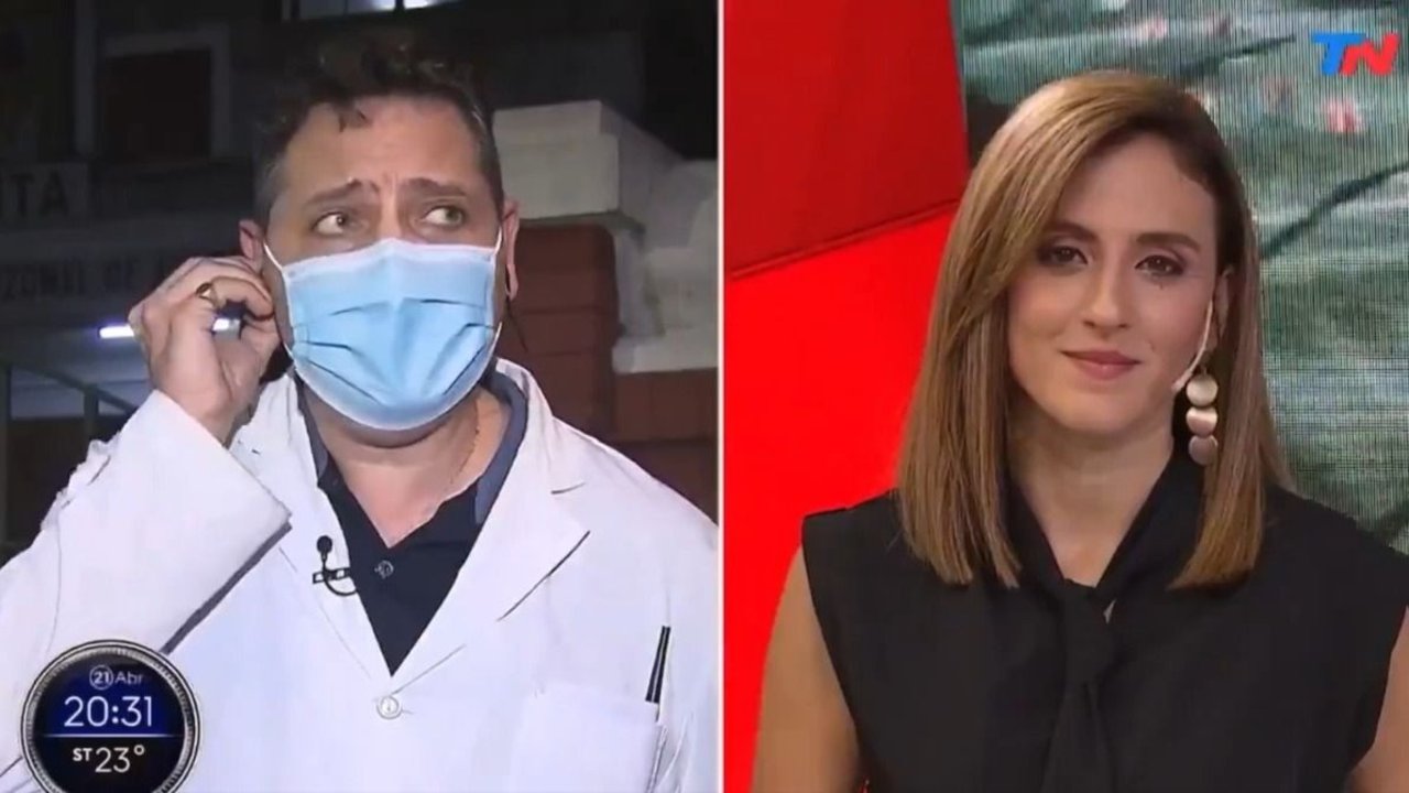 "Sentimos un dolor en el alma": el director de un hospital al borde del colapso cruzó a TN por las fake news