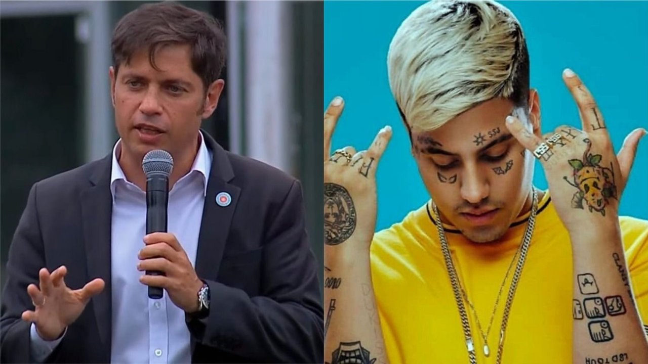 Axel Kicillof y Duki