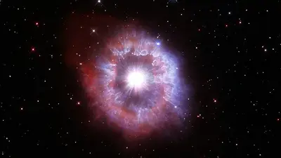 Telescopio Hubble NASA estrella autodestrucción Telescopio Hubble NASA estrella autodestrucción