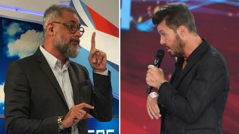 Jorge Rial y Marcelo Tinelli