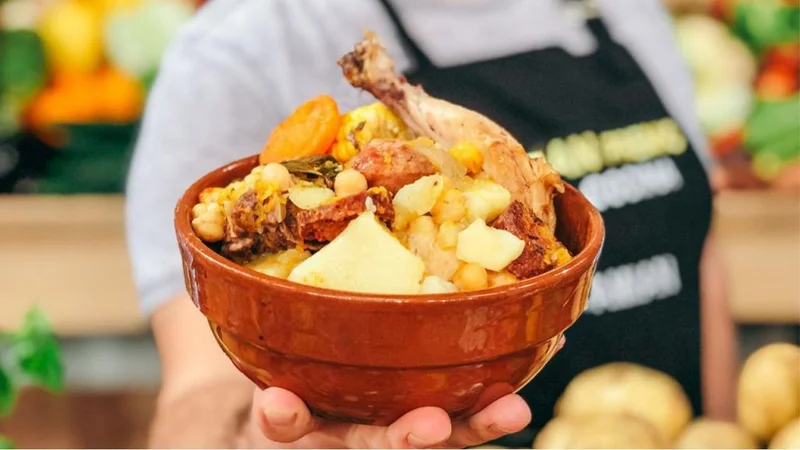Puchero de pollo, receta de cocina