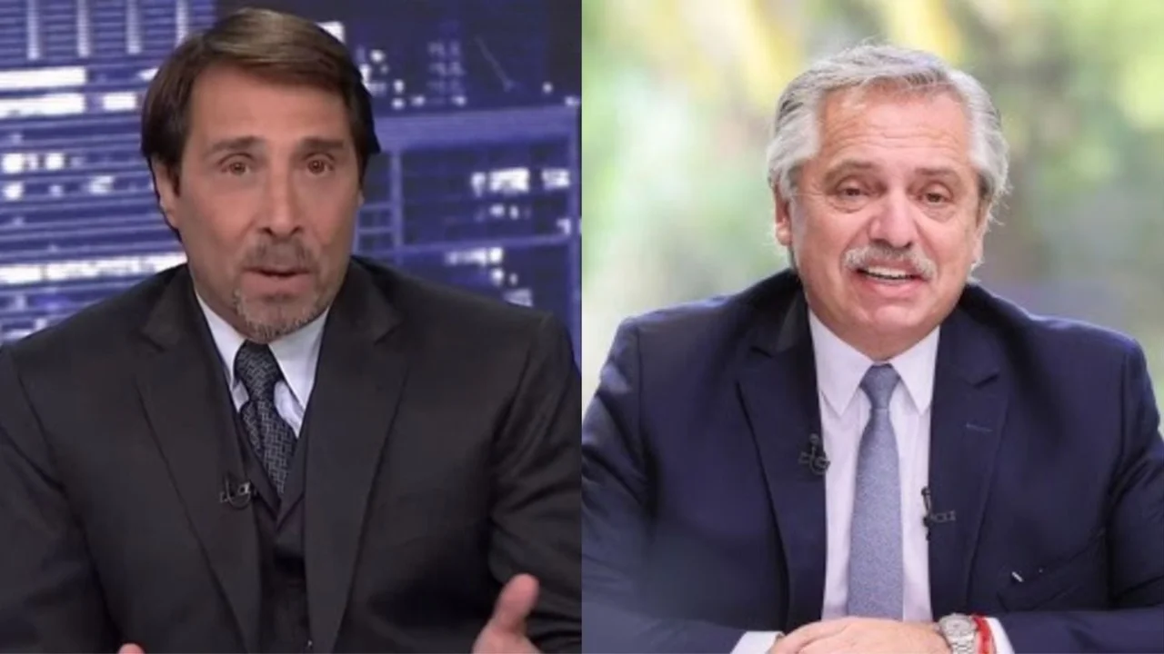 Coronavirus en Argentina, Alberto Fernández, Eduardo Feinmann