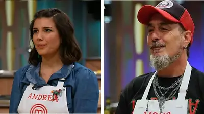 Reencuentro en MasterChef: Andrea Rincón cocinó con el Mono de Kapanga y le ganó Reencuentro en MasterChef: Andrea Rincón cocinó con el Mono de Kapanga y le ganó