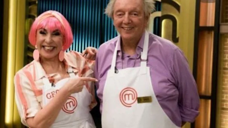 MasterChef Celebrity 2. Pepe Cibrián. Georgina Barbarossa.