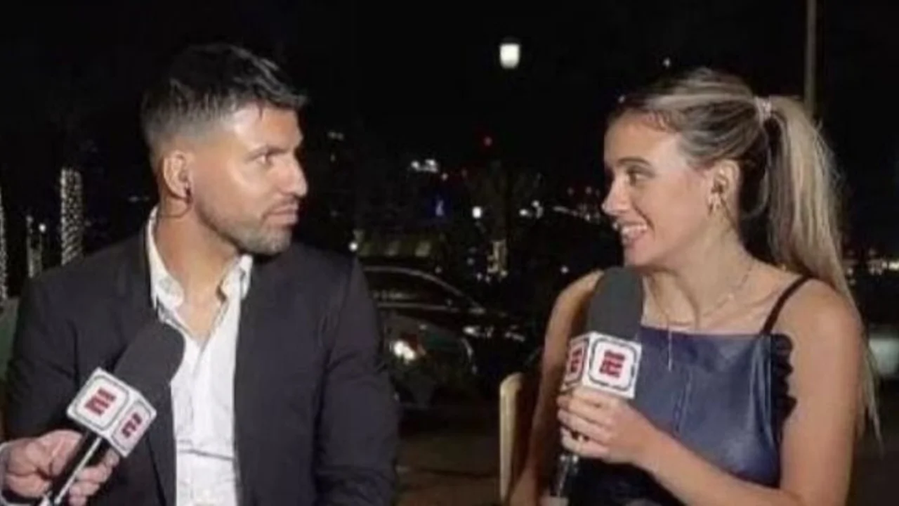 Kun Agüero y Morena Beltrán