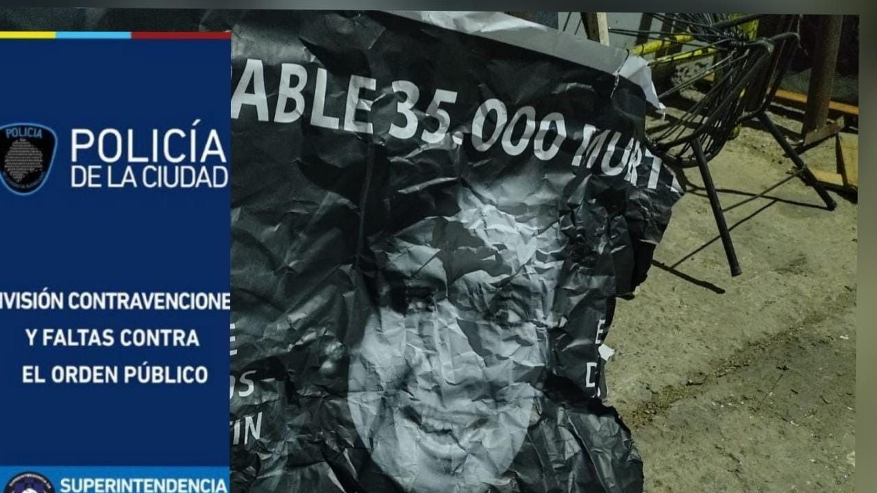 Carteles contra Cristina Kirchner: Investigan a una vecina de Recoleta como autora intelectual 