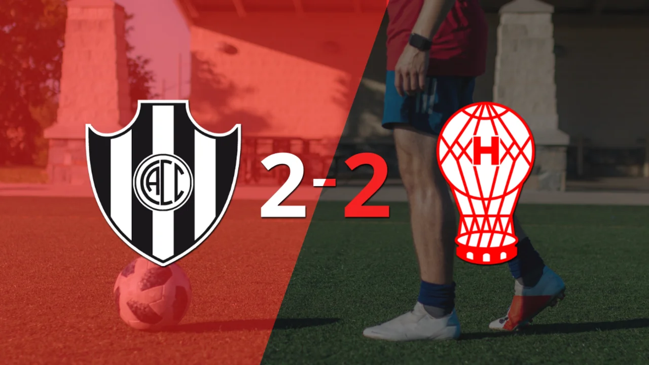 Central Córdoba (SE) y Huracán sellaron un empate a dos