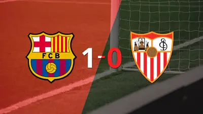 Con un solo tanto, Barcelona derrotó a Sevilla en el estadio Camp Nou Con un solo tanto, Barcelona derrotó a Sevilla en el estadio Camp Nou
