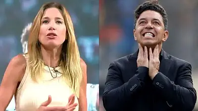 Alina Moine y Marcelo Gallardo juntos Alina Moine y Marcelo Gallardo juntos