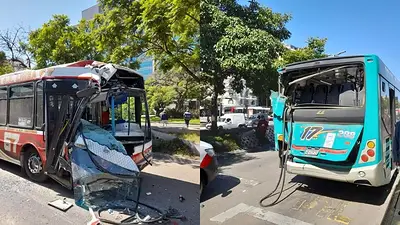 Choque de colectivos en el Metrobus Ciudad: 17 pasajeros heridos Choque de colectivos en el Metrobus Ciudad: 17 pasajeros heridos