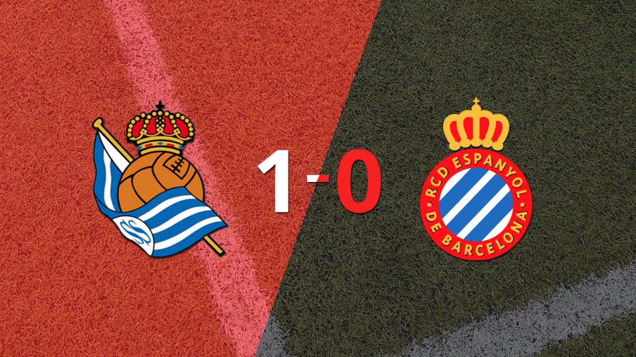 Real Sociedad le ganó 1-0 como local a Espanyol