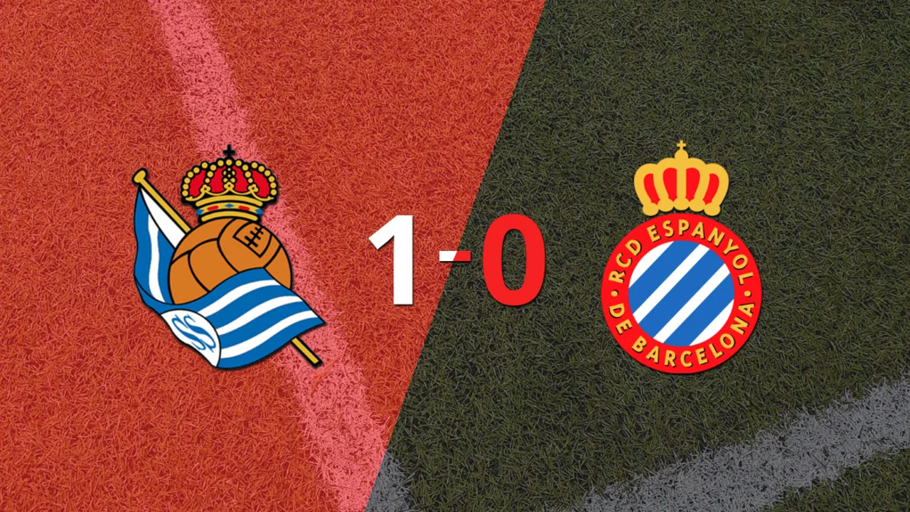Real Sociedad le ganó 1-0 como local a Espanyol