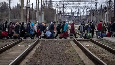 Más de 7,1 millones desplazados internos en Ucrania Más de 7,1 millones desplazados internos en Ucrania