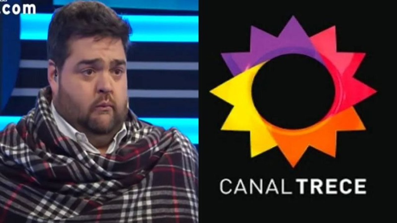 Darío Barassi, triste en El Trece.